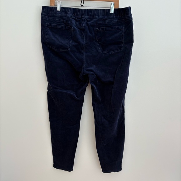 Eileen Fisher Blue Corduroy Pants - Picture 4 of 9